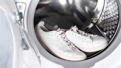 leather sneakers in washing machine